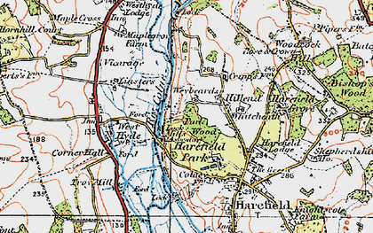 Old map of Hill End in 1920