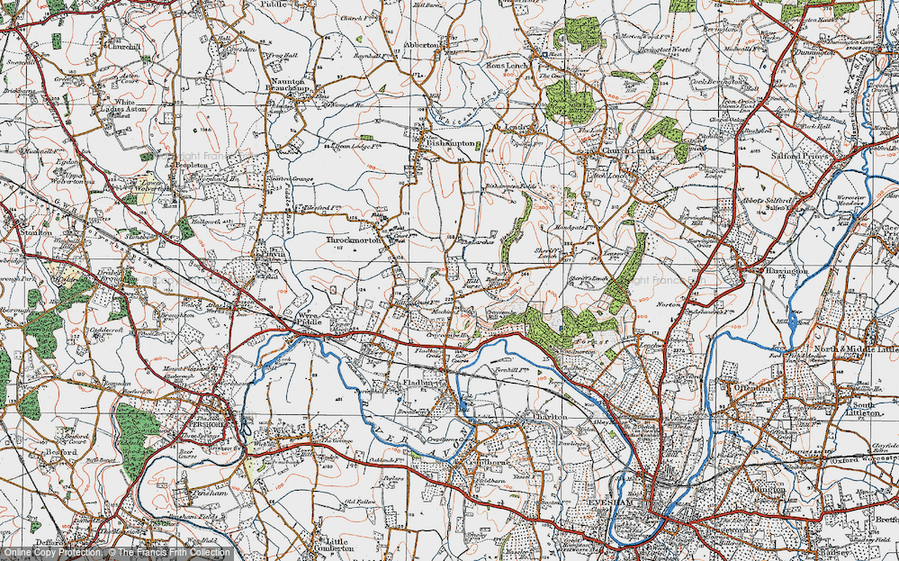 Old Map of Hill Furze, 1919 in 1919