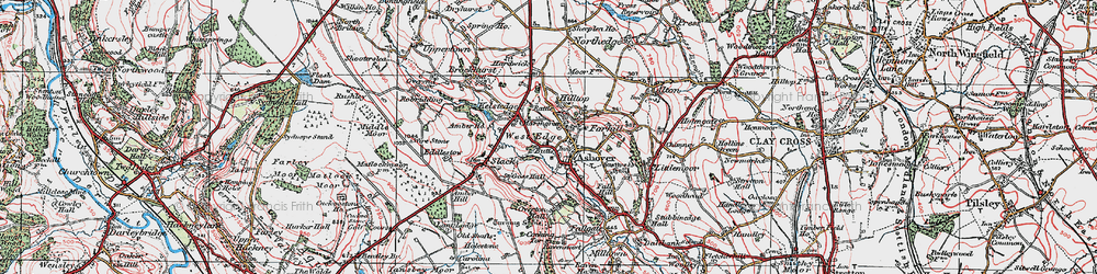 Old map of Hilltop in 1923