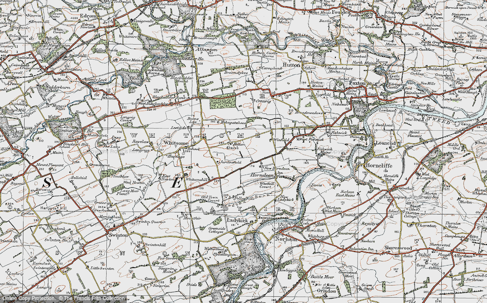 Old Map of Hilton, 1926 in 1926