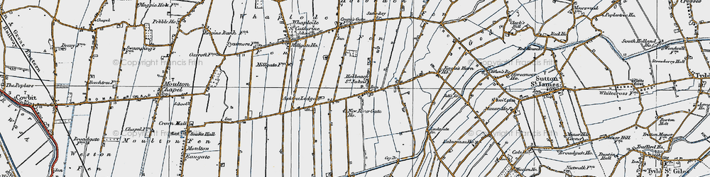 Old map of Leedsgate Br in 1922