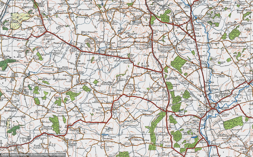 Old Map of Holberrow Green, 1919 in 1919