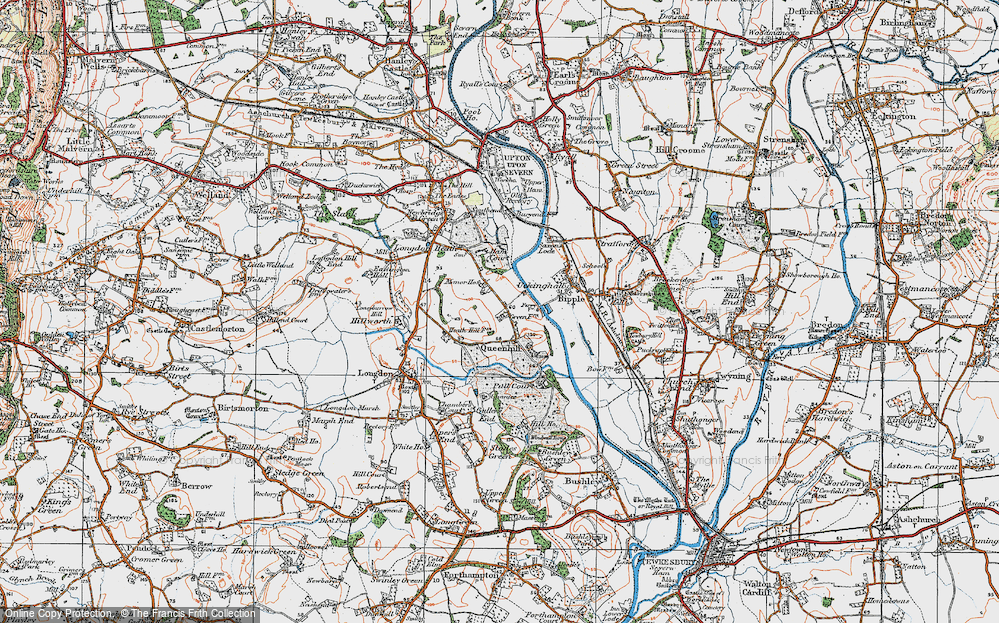 Old Map of Holdfast, 1920 in 1920