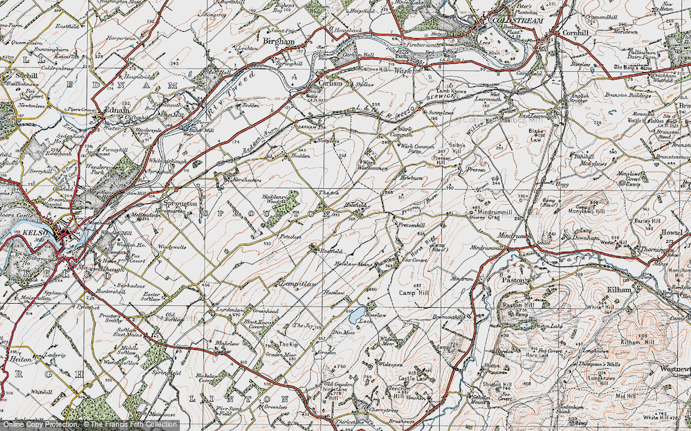 Old Map of Holefield, 1926 in 1926
