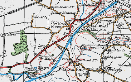 Old map of Hollinfare in 1923