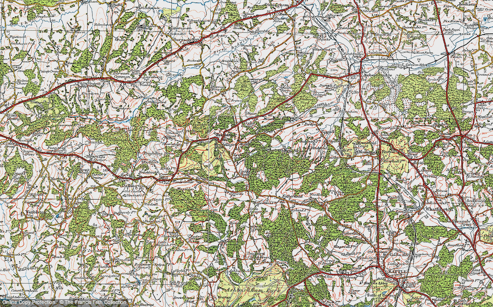 Old Map of Hollingrove, 1920 in 1920