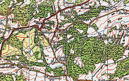 Old map of Hollingrove in 1920