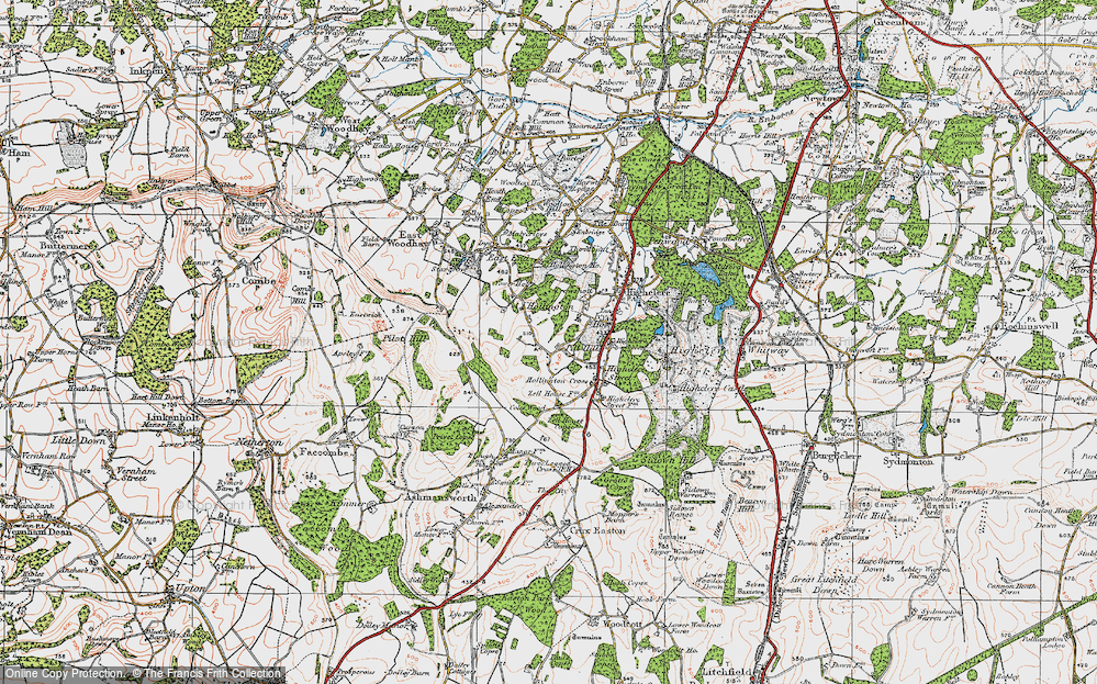 Old Map of Hollington, 1919 in 1919