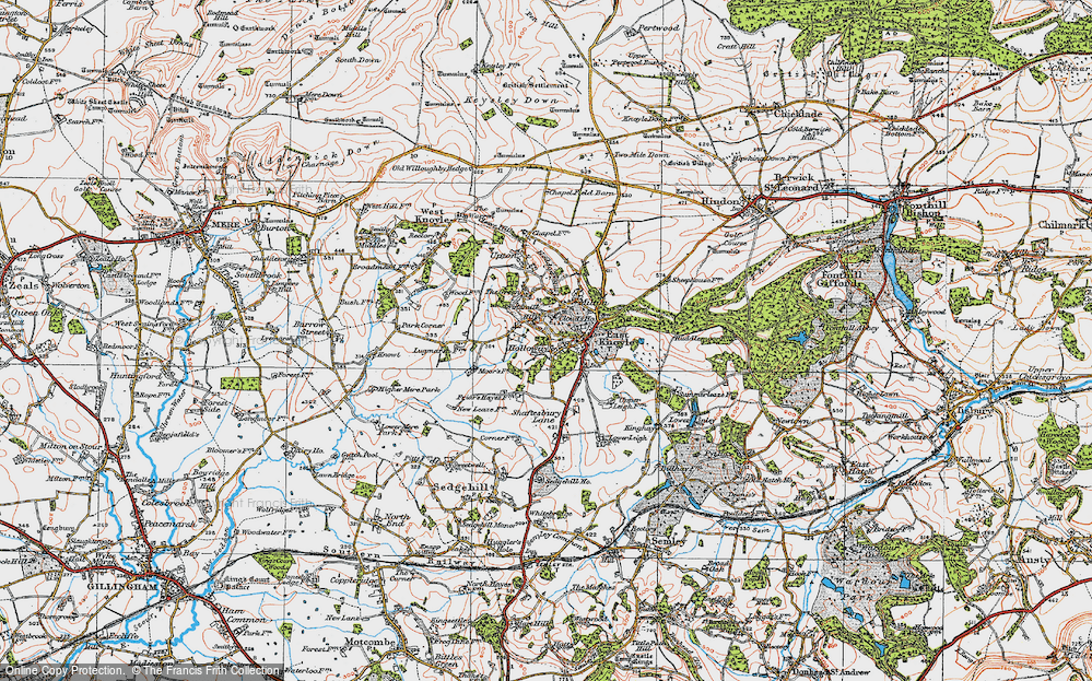 Old Map of Holloway, 1919 in 1919