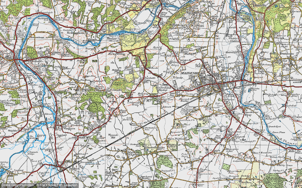 Old Map of Holloway, 1919 in 1919