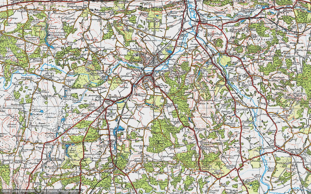 Old Map of Holloway Hill, 1920 in 1920
