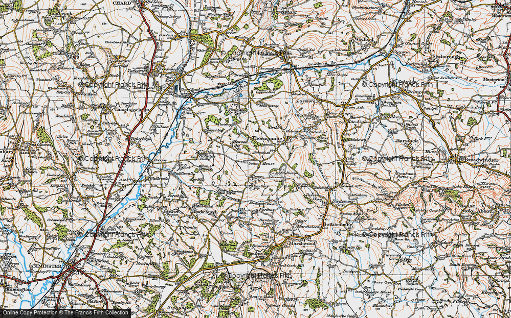 Old Map of Holmbush, 1919 in 1919