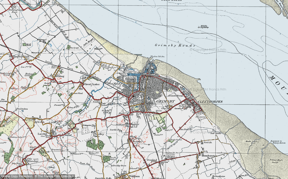 Old Map of Holme Hill, 1923 in 1923