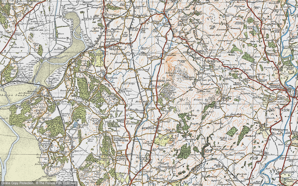 Old Map of Holme Mills, 1925 in 1925