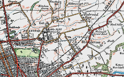 Old map of Holme Slack in 1924