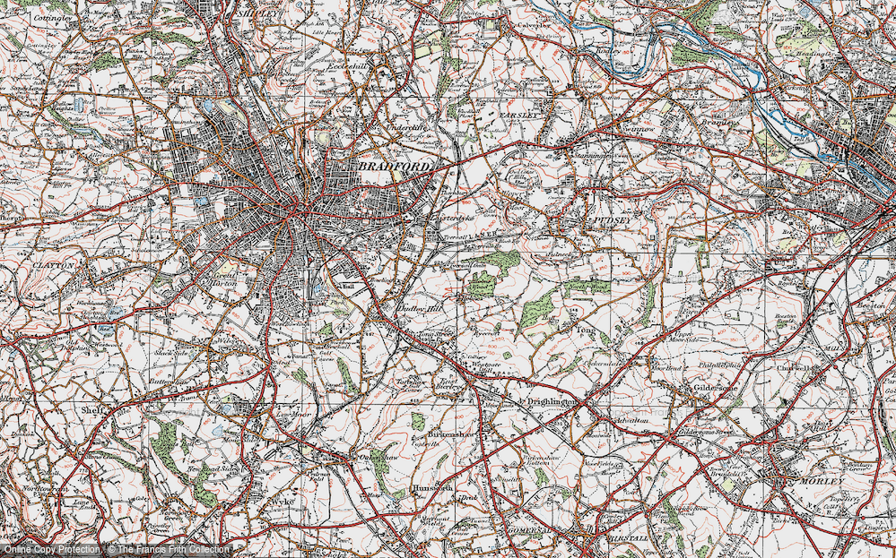 Old Map of Holme Wood, 1925 in 1925