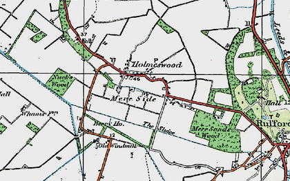 Old map of Berry Ho in 1924