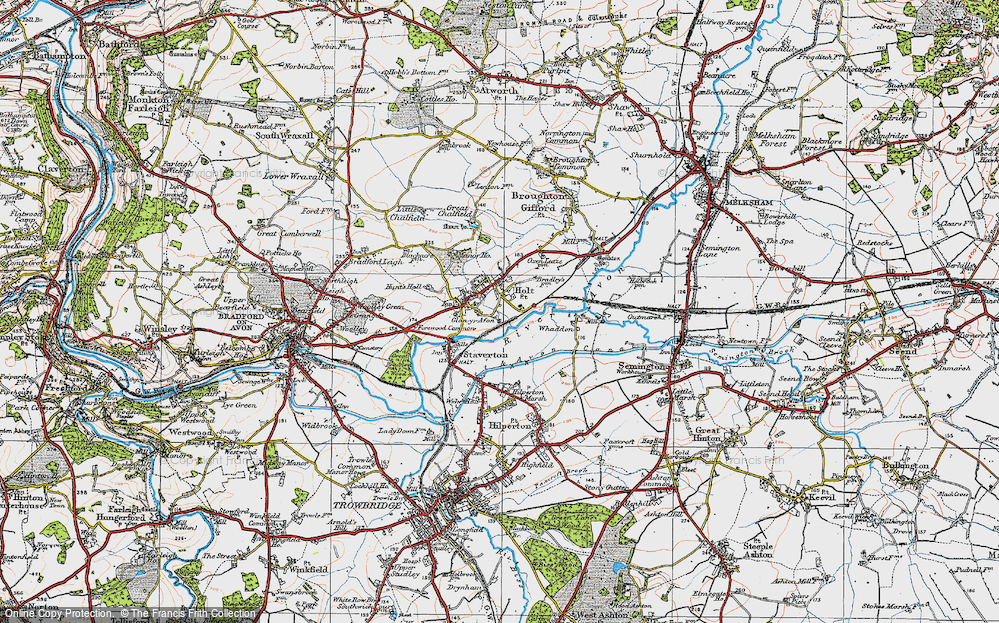 Old Map of Holt, 1919 in 1919