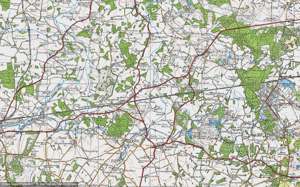 Old Map of Holt, 1919 in 1919