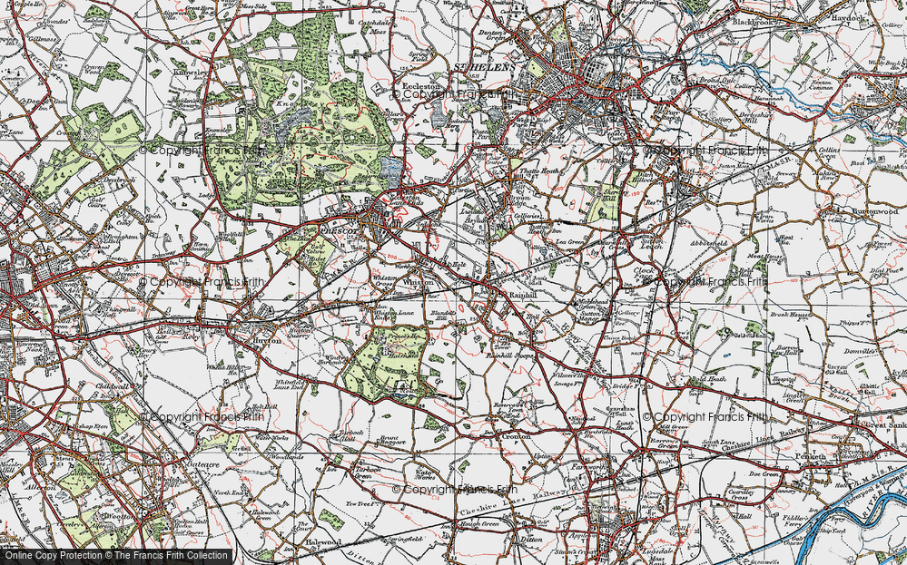 Old Map of Holt, 1923 in 1923