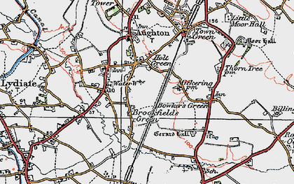 Old map of Holt Green in 1923