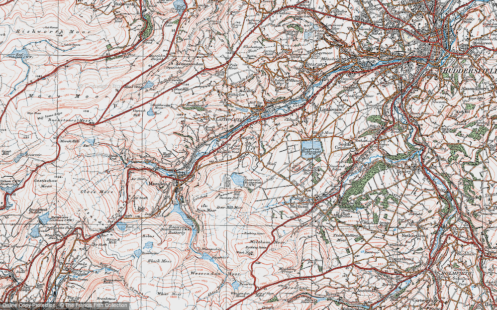 Old Map of Holt Head, 1924 in 1924