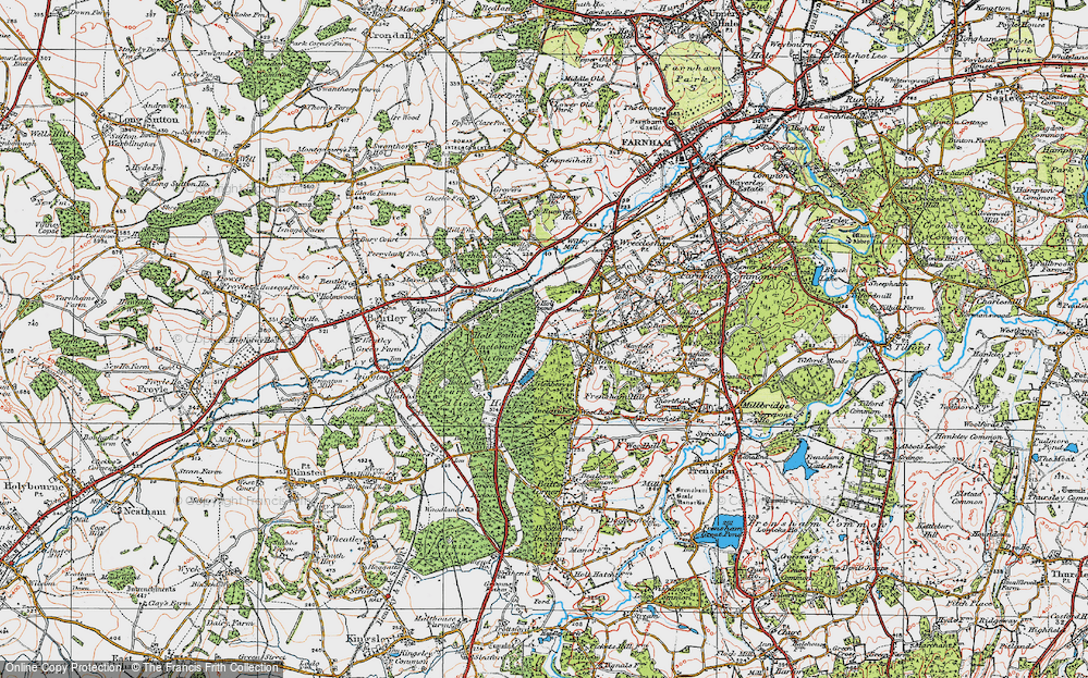 Old Map of Holt Pound, 1919 in 1919