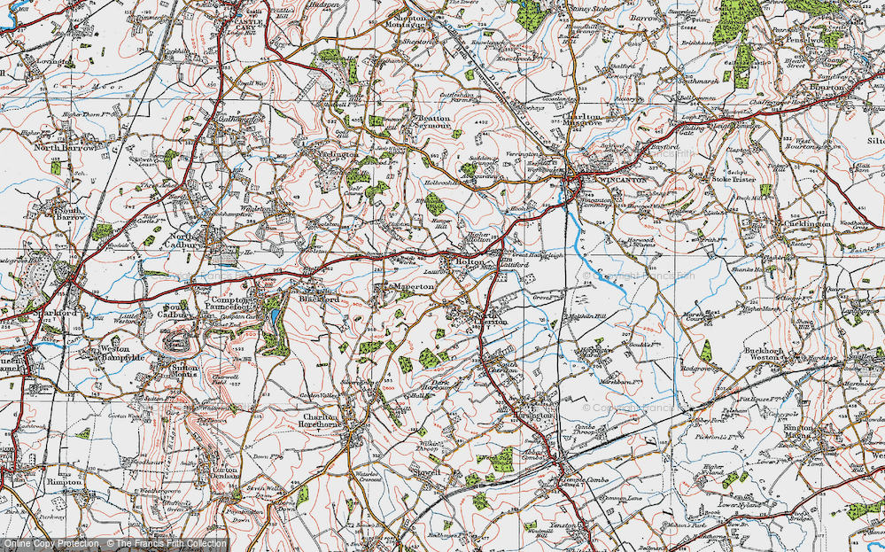 Old Map of Holton, 1919 in 1919