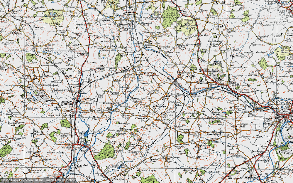 Old Map of Holywell, 1919 in 1919