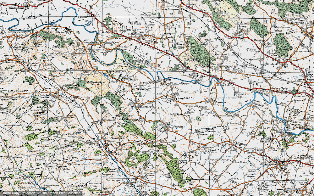 Old Map of Holywell, 1920 in 1920