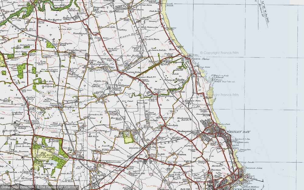 Old Map of Holywell, 1925 in 1925