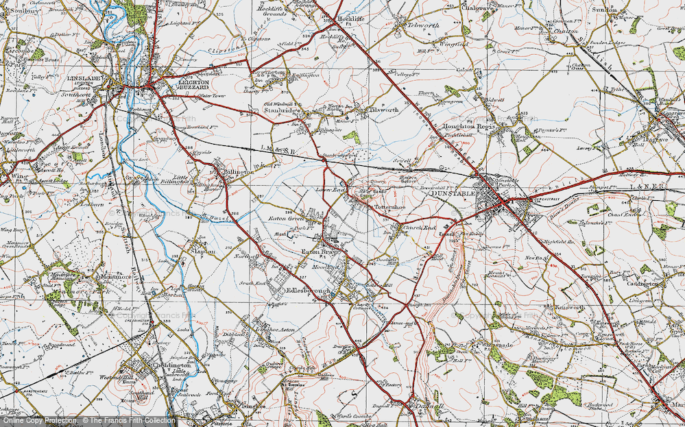 Old Map of Honeywick, 1920 in 1920