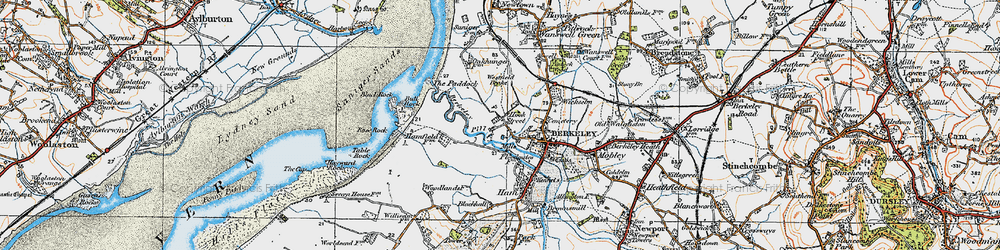 Old map of Hook Street in 1919