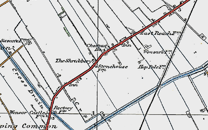 Old map of Hop Pole in 1922
