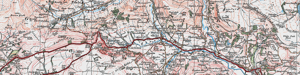 Old map of Hope in 1923