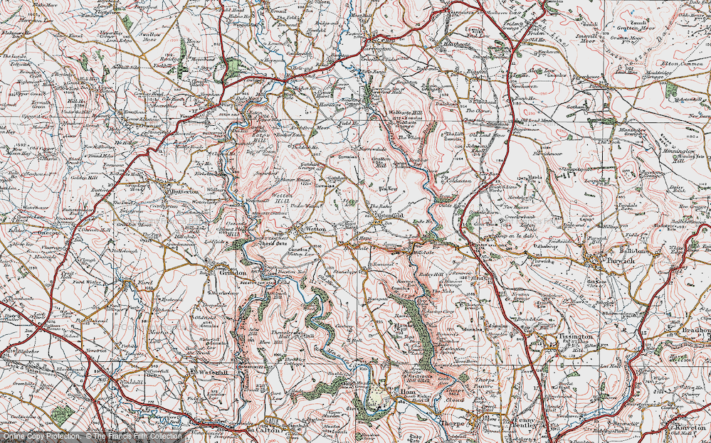 Old Map of Hopedale, 1923 in 1923
