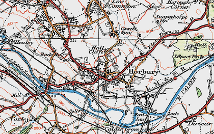 Old map of Horbury in 1925