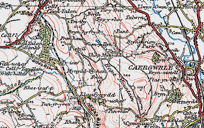 Old map of Horeb in 1924