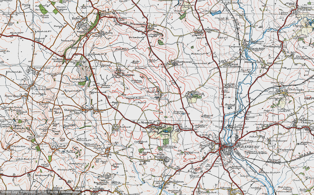 Old Map of Horley, 1919 in 1919