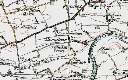 Old map of Horndean in 1926