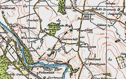 Old map of Hornsby in 1925