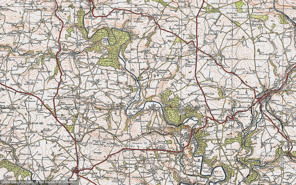 Old Map of Horsebridge, 1919 in 1919