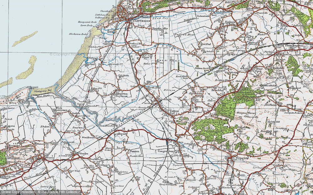 Old Map of Horsecastle, 1919 in 1919