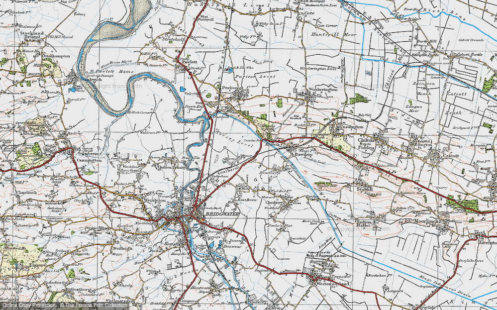 Old Map of Horsey, 1919 in 1919
