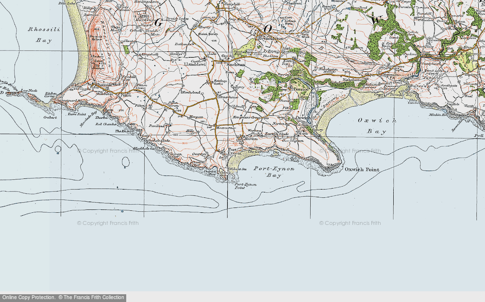 Historic Ordnance Survey Map Of Horton 1923 Francis Frith