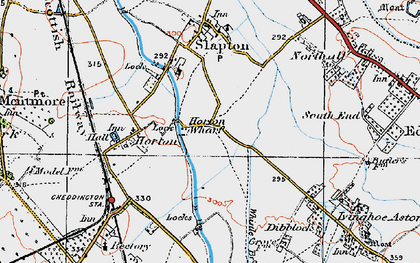 Old map of Horton Wharf in 1920