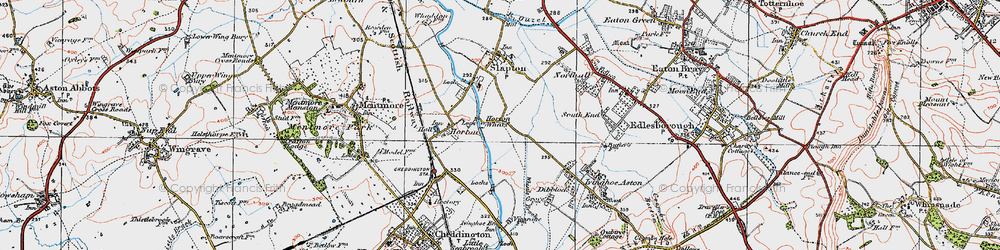 Old map of Horton Wharf in 1920