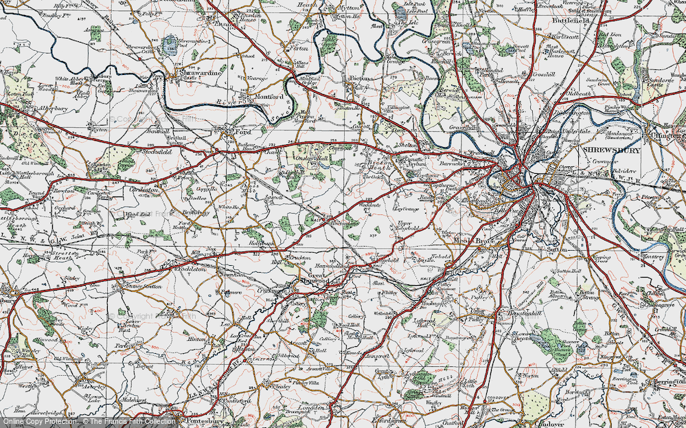 Old Map of Hortonlane, 1921 in 1921