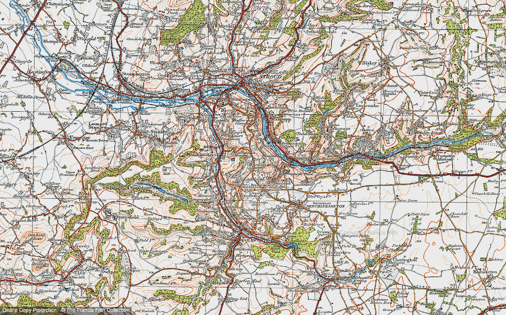 Old Map of Houndscroft, 1919 in 1919