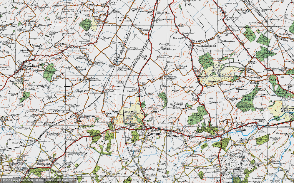 Old Map of How End, 1919 in 1919